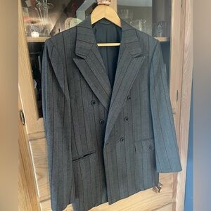 Men’s 80s does 40s jacket mobster gangster costume